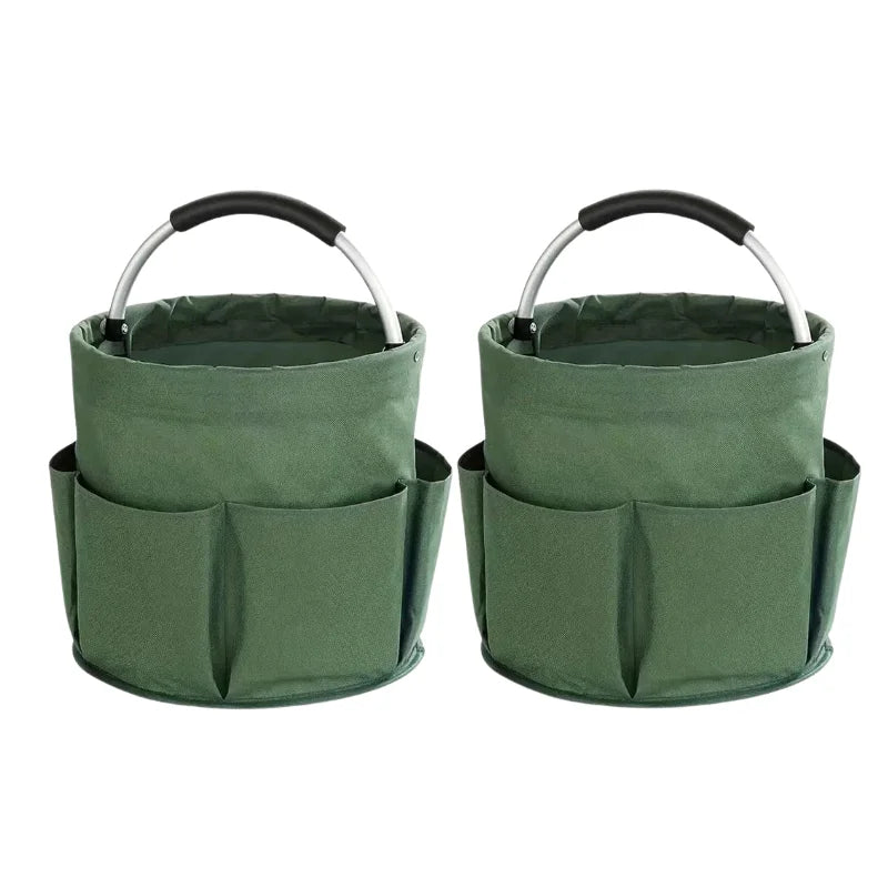 sac pliable noir rouge vert poches extérieures moderne pratique outils jardin jouets plage activités