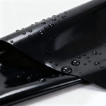 draps lit pvc noir solides résistants l'eau l'huile dimensions 100x130cm 130x220cm 160x220cm 200x220cm moderne