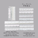 rubans décoratifs fleurs pois plaid sticker dentelle rose vert bleu blanc