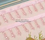 rubans décoratifs pendantes mariage bleu noir rose vert marron beige