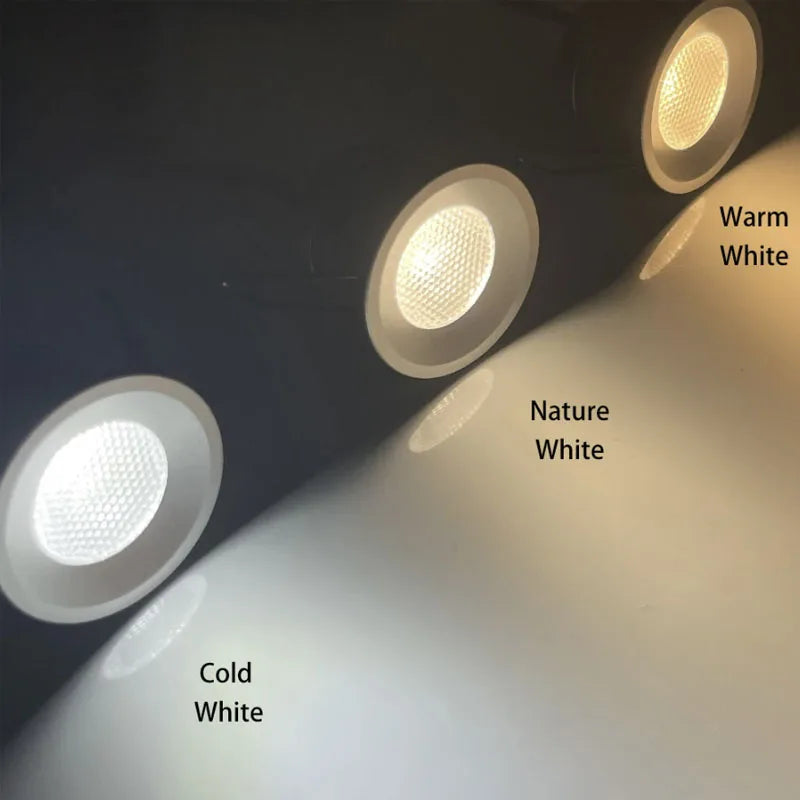 projecteur led extérieur étanche ip65 12v 1w 2w argent noir modernes