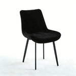 housses chaise velours polyester couleurs unies moderne salle manger anti poussière decoration festive