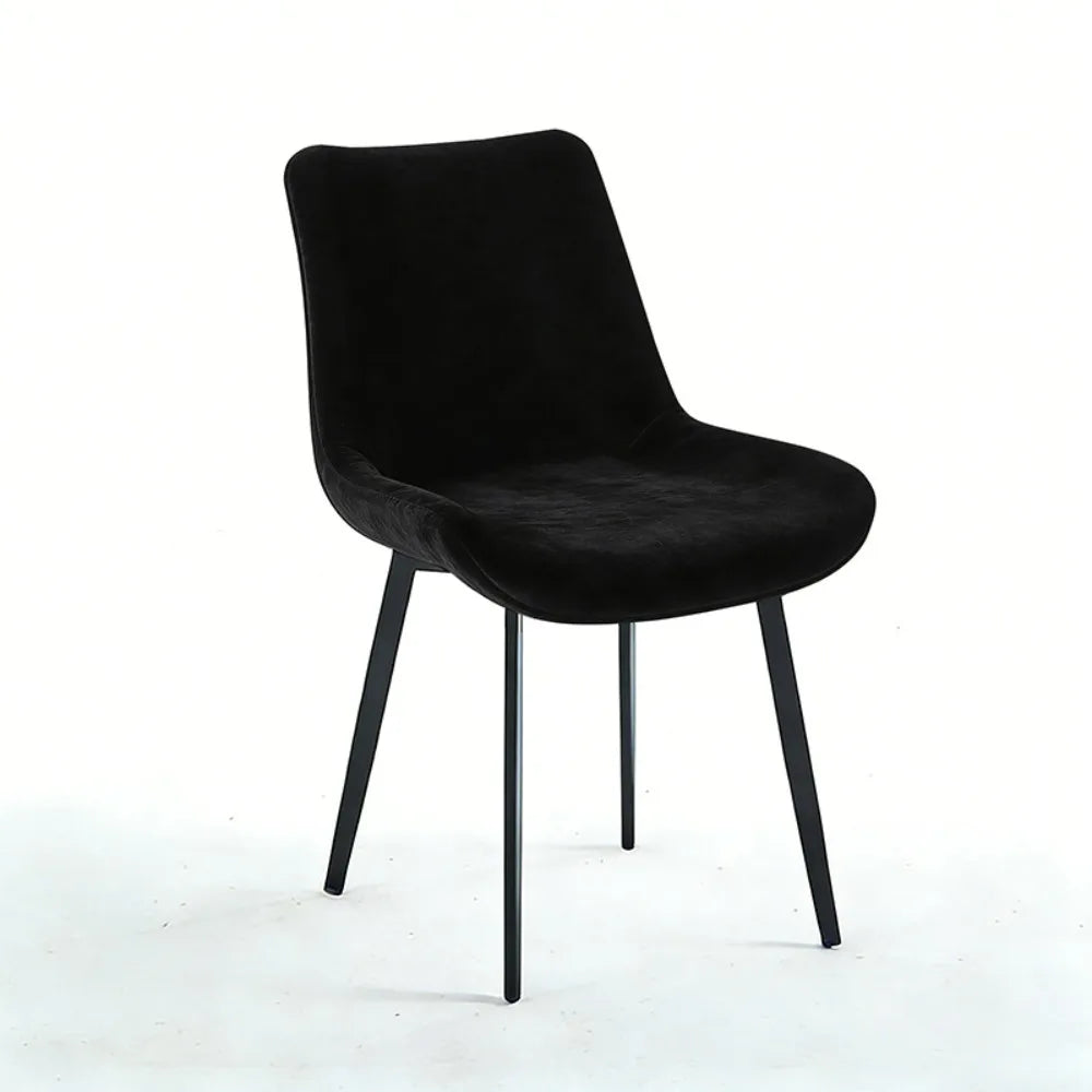 housses chaise velours polyester couleurs unies moderne salle manger anti poussière decoration festive