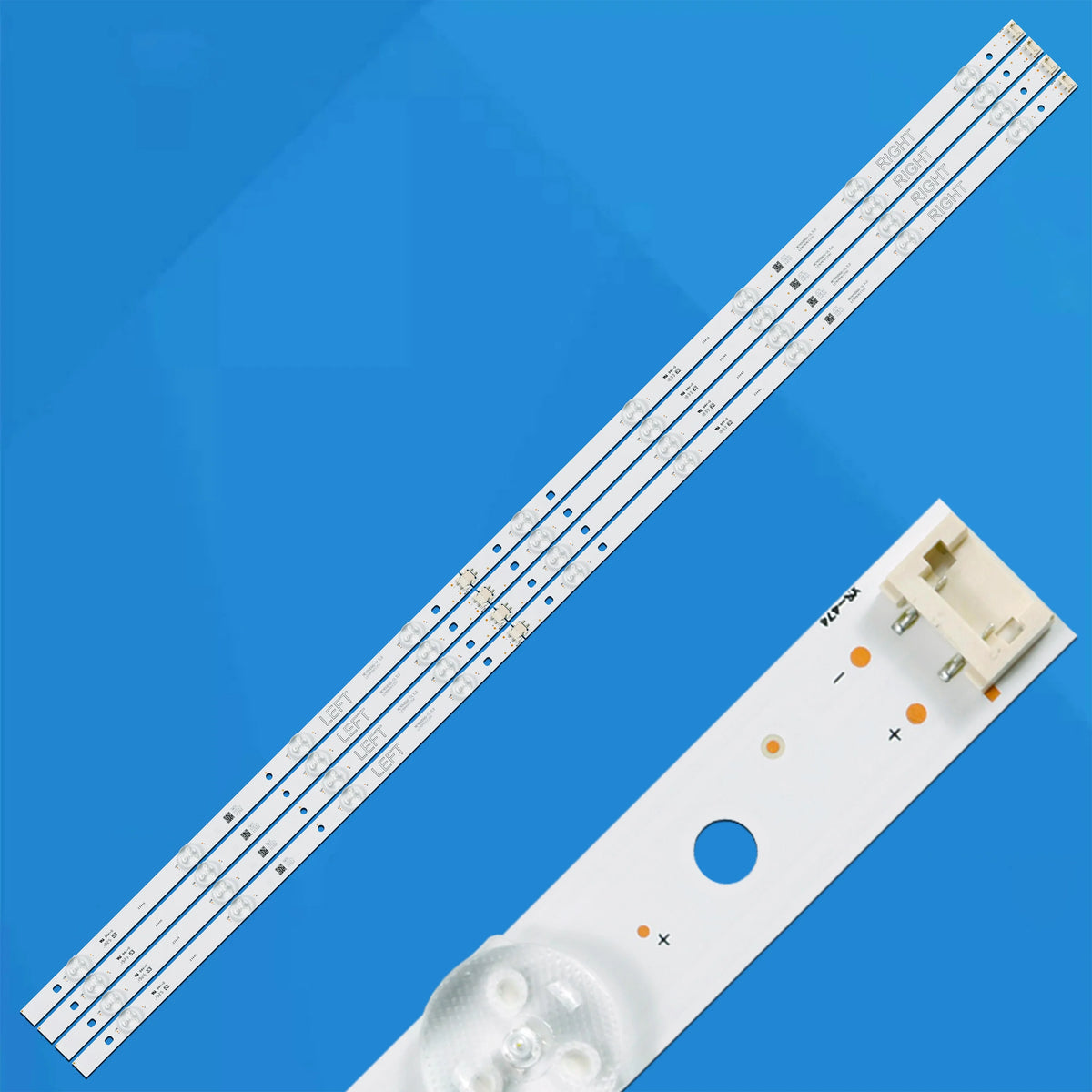 bande lumineuse led blanc moderne connecteurs électriques fixations agf79105801 agf78840101