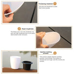 pots fleurs résine moderne blanc noir opaques intérieurs corde coton dimensions variées