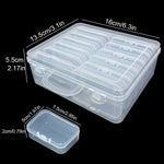 boîtes rangement transparentes modernes poignées compartiments multiples grilles diy artisanat mosaïque organisation outils