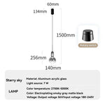 lampe suspendue moderne industrielle verre transparent noir doré maille dorée 2700k 5700k