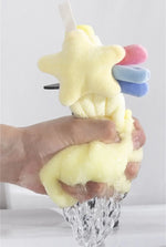serviettes microfibre motif étoile fusée moderne enfants douces rapide absorbantes brosse thermomètre
