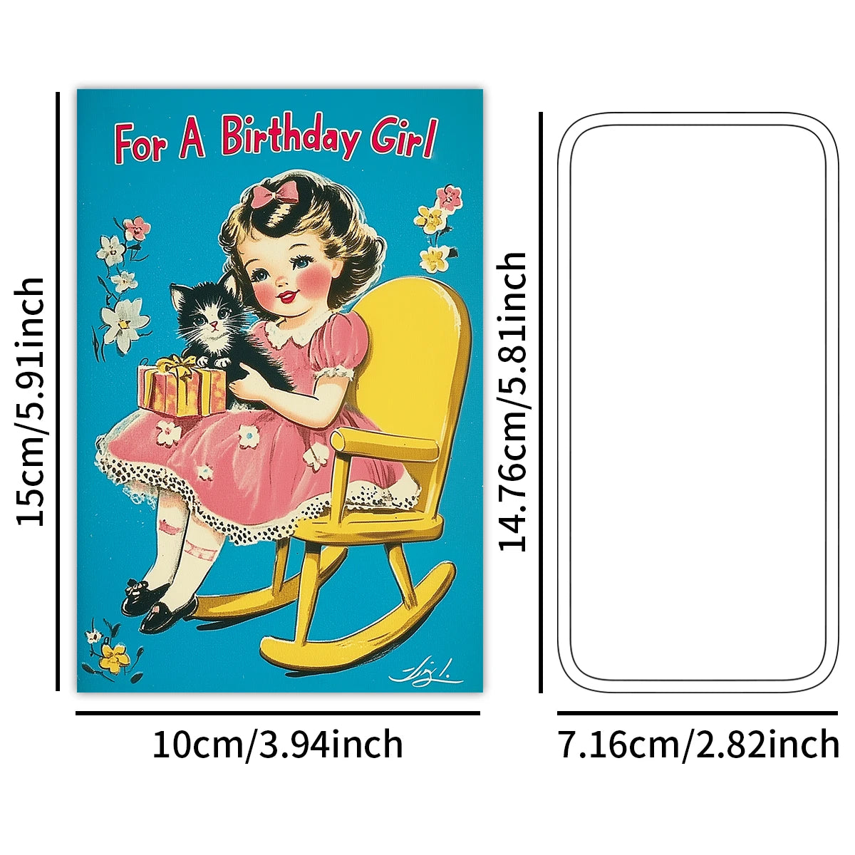 cartes postales anniversaire vintage enfants gâteaux animaux décorations happy birthday cartes souhaitantes collection festive