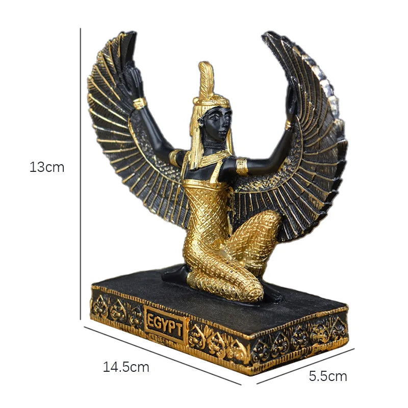 statues decoratives egyptiennes or pyramide obelisque isis ancien maison