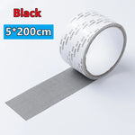 filet anti insectes adhésif gris maille fine réparation fenêtre porte pratique 5x200cm