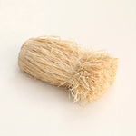 décoration murale bohème fibreuse frangée bande texturée beige naturelle rustic