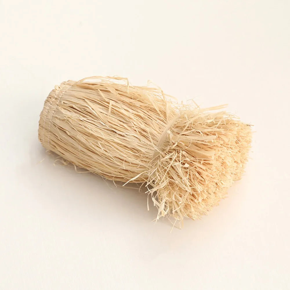 décoration murale bohème fibreuse frangée bande texturée beige naturelle rustic