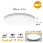 lampe led moderne blanc 220v acrylique abs surface cuisine salon chambre