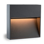 applique murale led étanche moderne 6w 12w noir aluminium