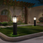 lampe sol led étanche industrielle ip65 noir classiqueextérieur aluminium barres horizontales