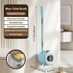 brosse wc murale canard jaune poils gris moderne salle bain ventouse sans angle mort