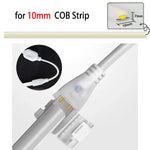 ruban led cob blanc moderne plat clips fixation interrupteur 220v eu