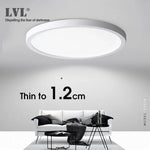 lampe led moderne adhésive 6w 9w 13w 18w 24w blanc mat surface opaques
