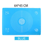 tapis pâtisserie silicone violet vert bleu rose cercles utilitaire pratique facile nettoyage réutilisable