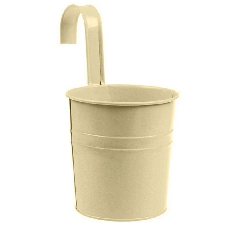 pots fleurs métalliques couleur blanc bleu jaune rose moderne minimaliste anneaux métalliques fleurs artificielles