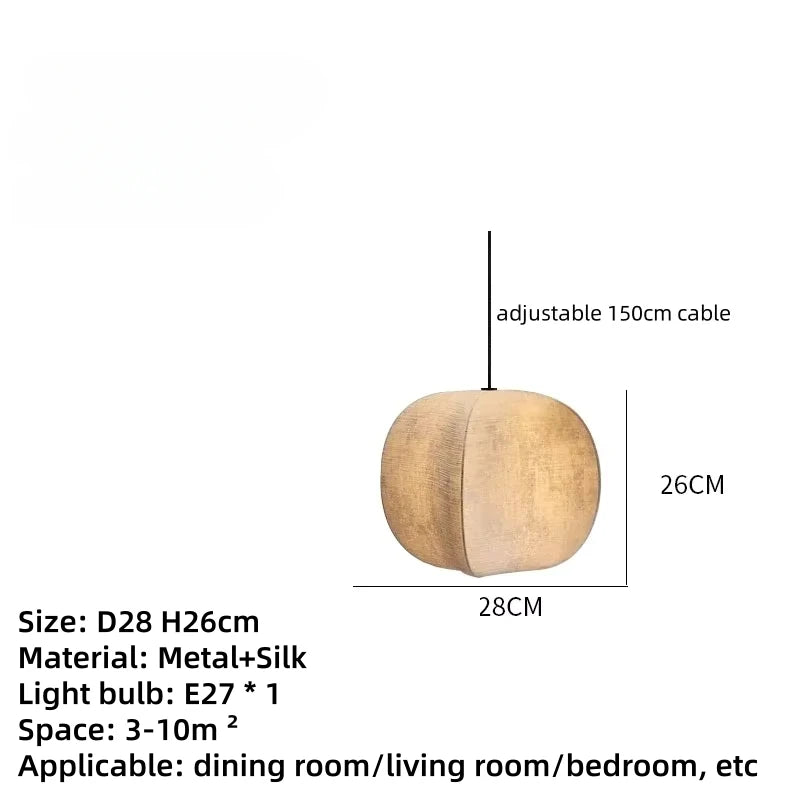 suspension lumineuse moderne minimaliste blanc beige texture toile opacité chaînes noires lumière neutre chaude