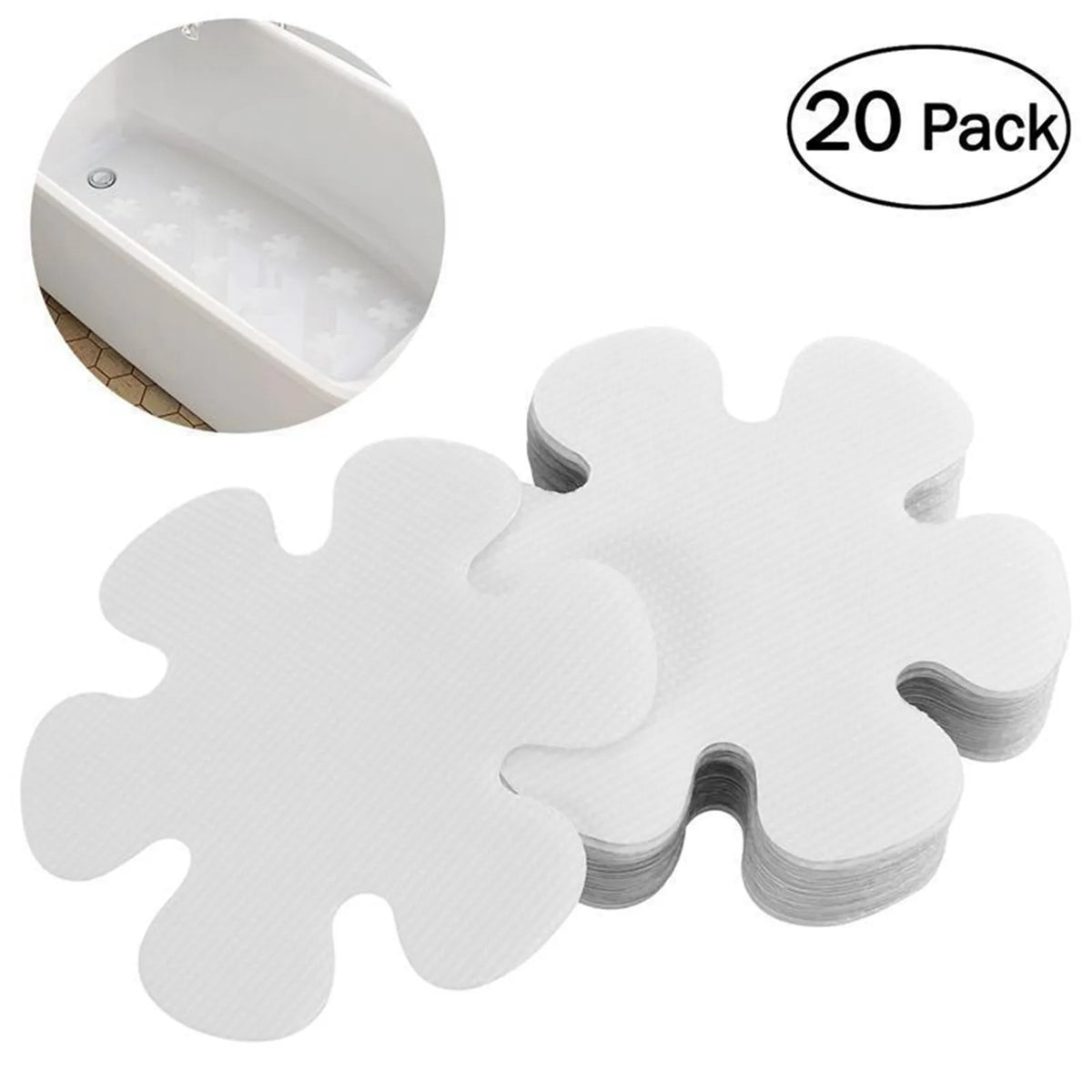 tapis bain adhésifs antidérapants blanc motif fleurs moderne salle bain respectueux environnement