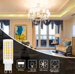 Ampoule LED G9 18W 3000K 4000K 6000K carrés dorés moderne blanc opaquant