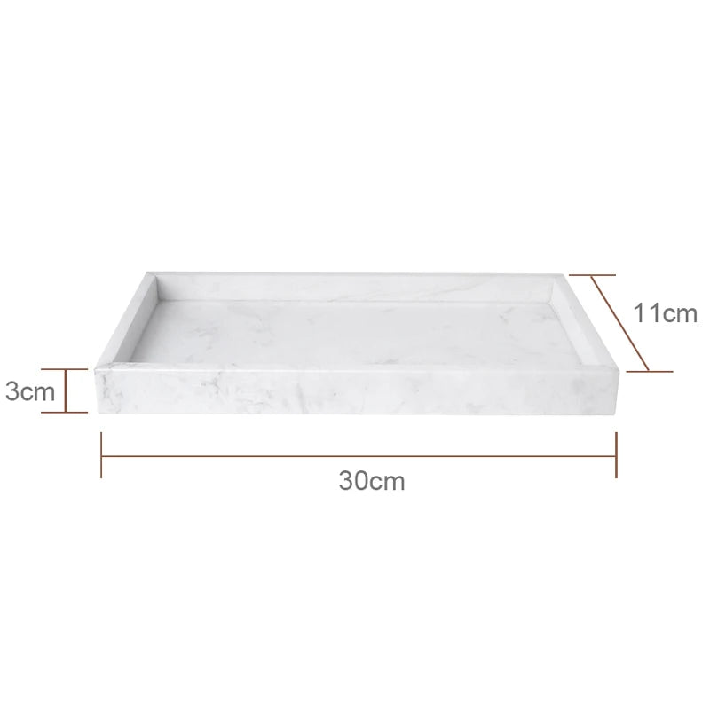 ensemble salle bain marbre blanc doré distributeur savon boîte mouchoirs diffuseur moderne