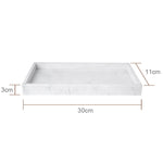 ensemble salle bain marbre blanc doré distributeur savon boîte mouchoirs diffuseur moderne