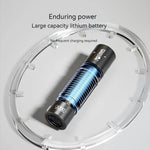 lampe poche rechargeable 800 lumens led portable clip ceinture type aluminium moderne