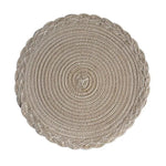 serviettes table boho chic bleu marine beige tissées rustiques décoration table événements maison