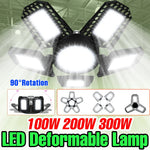 lampe led déformable noire moderne grille perforations 100w 200w 300w e26 e27