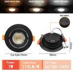 Spot LED blanc moderne 10W 14W 17W 20W 24W 6W câble adaptateur