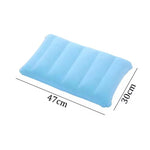coussin gonflable portable cou coloré fibre pvc moderne imperméable extérieur camping voyage