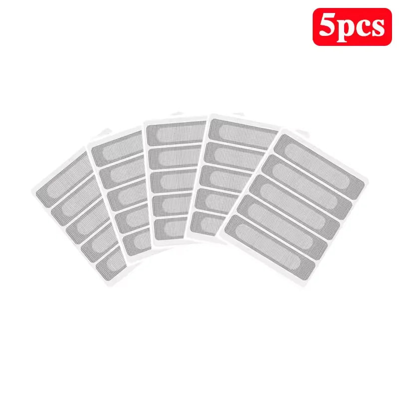 patchs réparation moustiquaire fenêtre porte anti moustiques stickers adhésifs invisibles réparations urgence multi surfaces