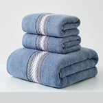 serviettes bain coton absorbantes blanches rayées 34x74cm 70x140cm machine lavables pâques classiques