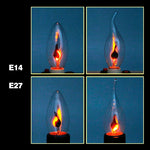ampoule led flamme noire transparente moderne e14 e27 3500k 30000h lumens économieénergie