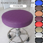 couvre siège ronde violet rouge noir moderne quilted imperméable siège tabouret bar polyester coton
