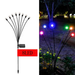 guirlande lumineuse solaire led multicolore moderne blanc boules sphériques facile installationextérieur