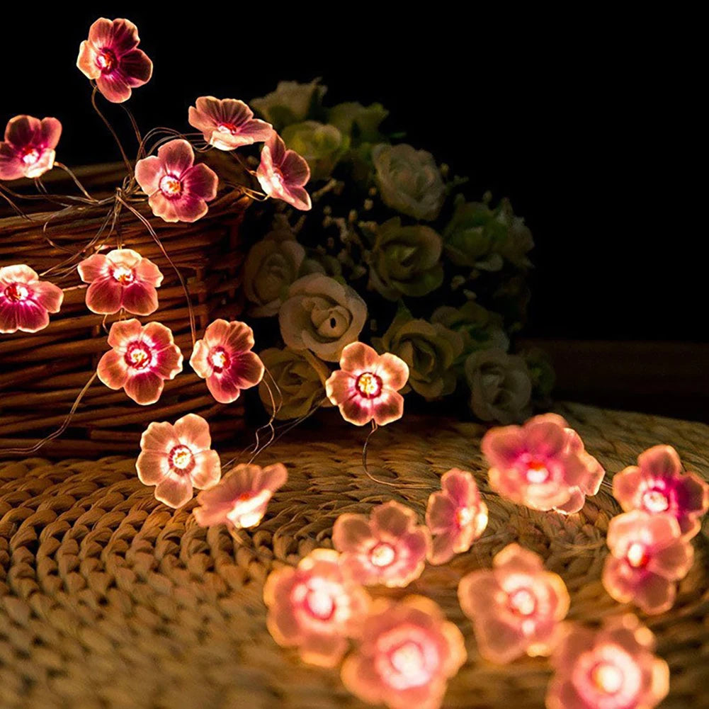 Guirlande lumineuse Sakura avec alimentation USB