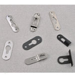 plaques fixation or noir argent modernes 30 pièces quincaillerie suspension cadres bois