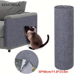 tapis grattage chats gris adhésif protection meubles salon canapé moderne polyestère