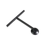 nettoyant vitre poignée longue brosse plate caoutchouc noir gris clips moderne minimaliste