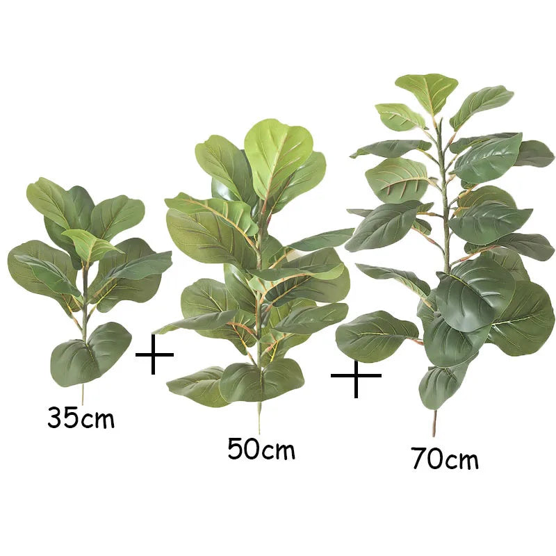 plantes artificielles feuilles vertes modernes decoration maison extérieur 59 pouces six pieces