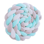 coussin sécurité lit bébé coton doux torsade protecteur berceau décoratif moderne enfant nouveau
