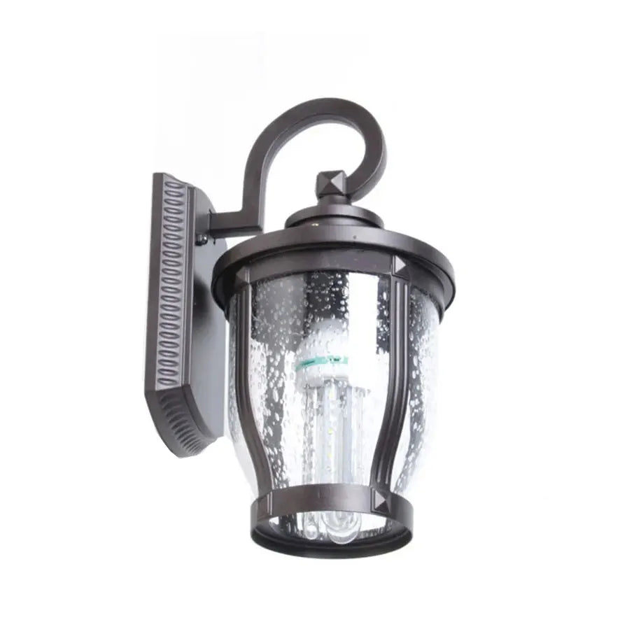 lampe murale noire transparente classique fixations industrielle led 220v e27 3ans garantie