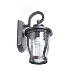 lampe murale noire transparente classique fixations industrielle led 220v e27 3ans garantie