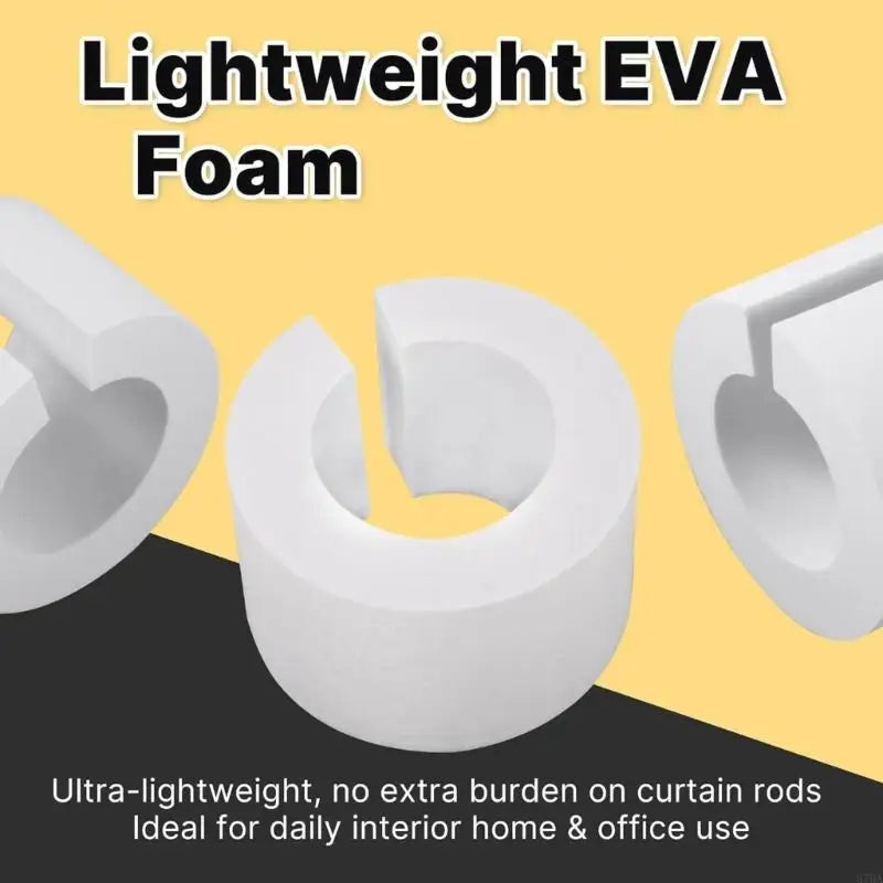 écarteurs rideaux blancs texture moderne clips facile pack 14 pièces 50mm 60mm drapery spacers