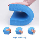 tapis fitness texturé antidérapant bleu épais 5cm joint protection exercices maison